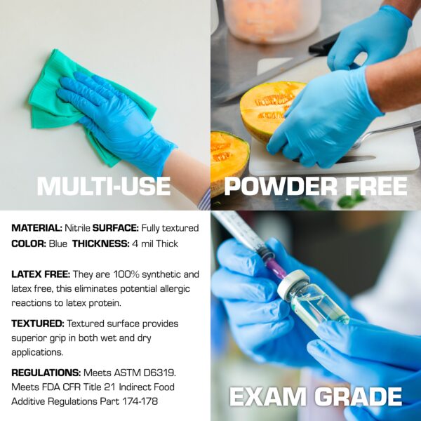 Pro Works Nitrile Powder Free Exam - Image 3