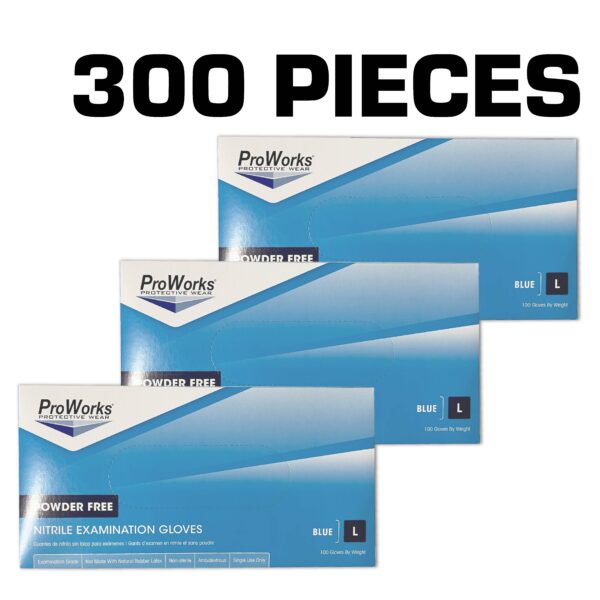Pro Works Nitrile Powder Free Exam Blue - Image 7